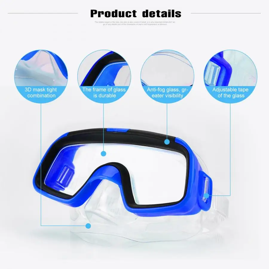 Children Kids Scuba Diving Set Silicone Fins Anti-Fog Goggles Glasses Mask Swimming Breath Tube Kit Dive Snorkel Equipment | Спорт и