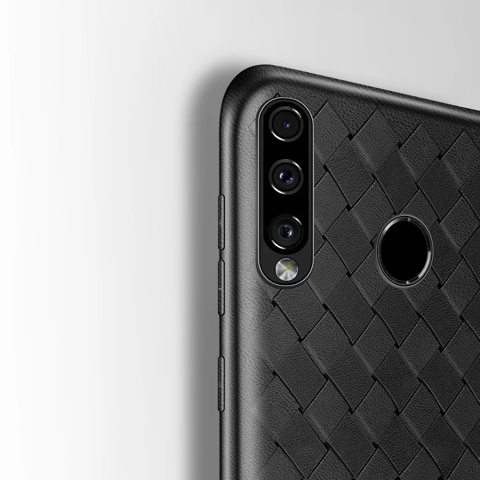 Роскошный Ультратонкий Мягкий ТПУ чехол для Samsung M30 силиконовая сетка задняя