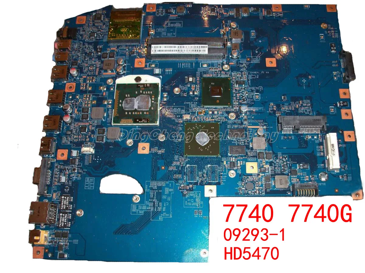 HOLYTIME материнская плата для ноутбука acer 7740 7740G MB. PNX01.001 JV70 CP MB 48.4GC01.011 MBPNX01001 HD5470 GPU HM55