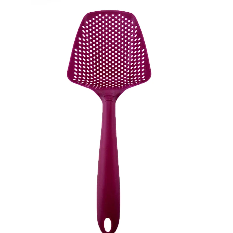 1Pcs Cooking Shovels Vegetable Strainer Scoop Nylon Non-stick Pan Spoon Large Colander Soup Filter Kitchen Tools Hot Sale | Дом и сад
