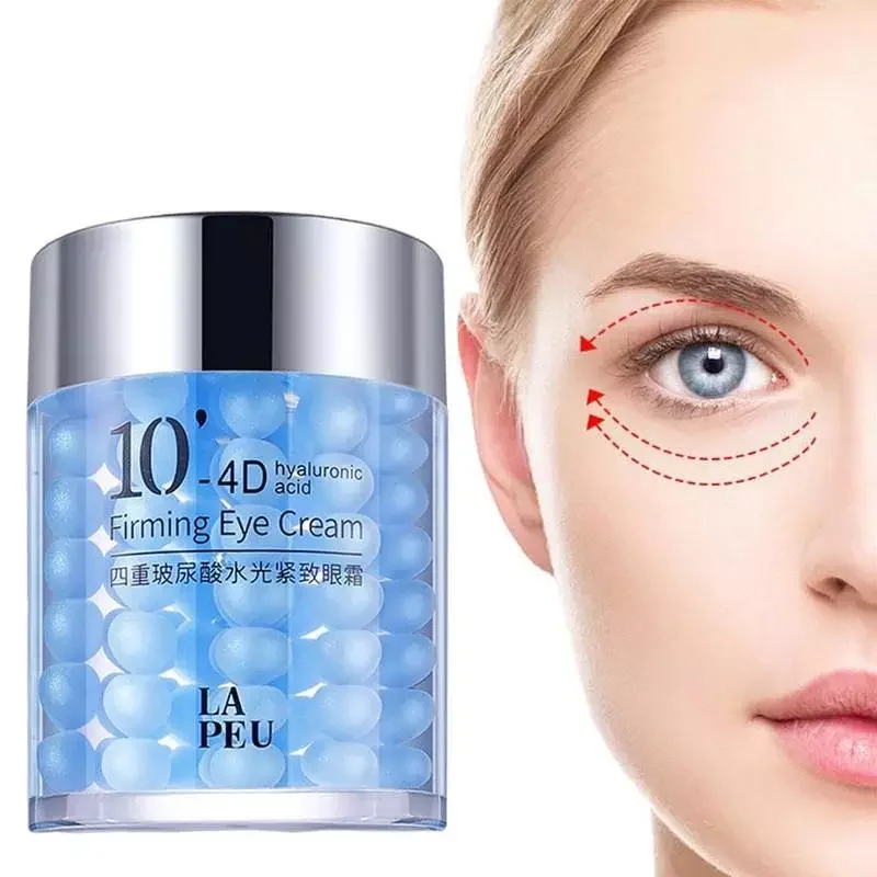 

4D Hyaluronic Acid Eye Cream Anti-Aging Anti-Puffiness Moisturizing Remove Dark Circle Eye Bags Unisex Male Female 60g Skin Care