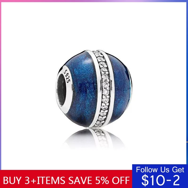 CodeMonkey 100% реальные 925 кольцо из стерлингового серебра с голубым завод циркониевые