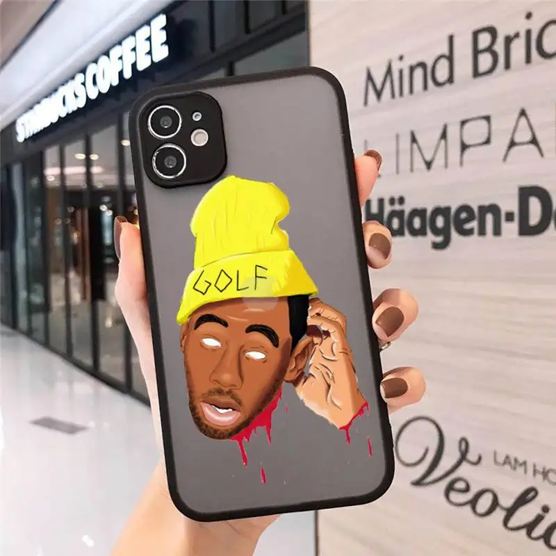 

Tyler the creator Golf IGOR bees Phone Case matte transparent black For iPhone 7 8 x xs xr 11 12 pro plus mini max Clear Funda