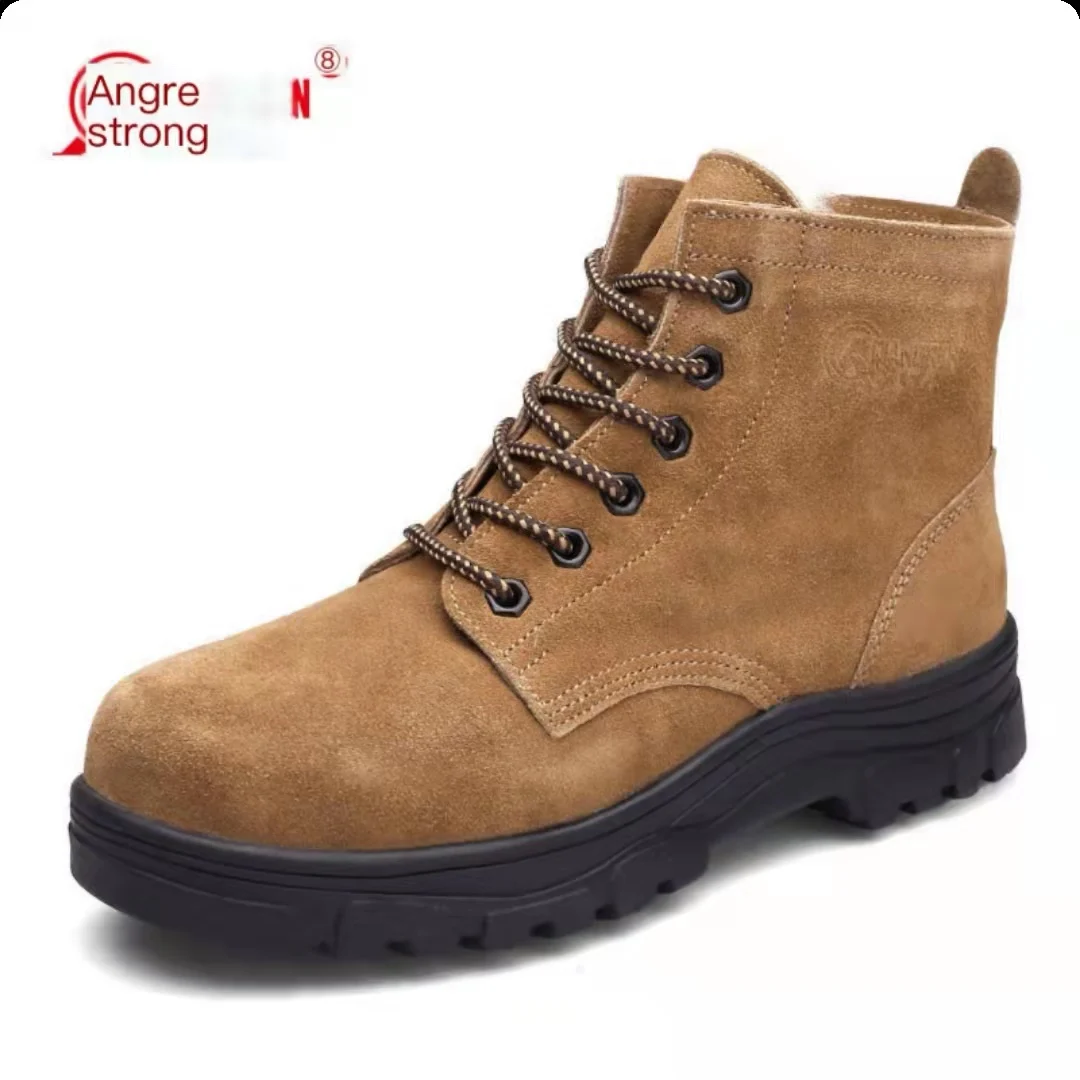 Мужские ботинки Strongman 3515 зимние защитные мужские с защитой от ударов