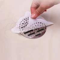 disposable kitchen non woven filter strainer fabric hair sink stickers bathroom shower anti blocking cover