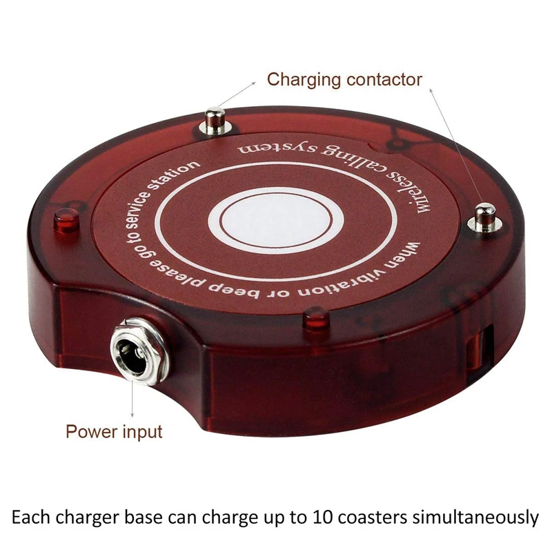SU-668 Pager System for Restaurant 999 Beepers Wireless Calling with 10 Coaster Pagers Queue Truck Clinic Hosp | Электроника