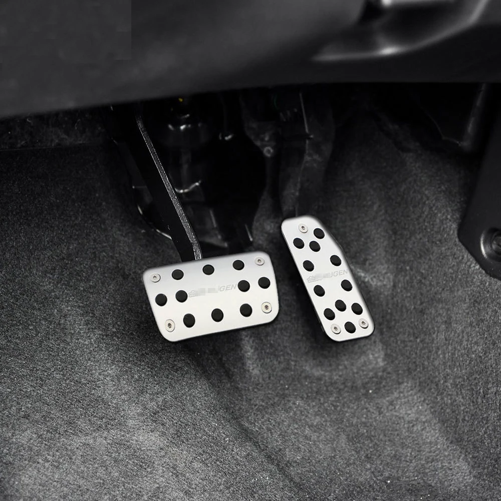 

Lilmanta Auto Pedals for Honda Vezel HRV HR-V 2016 - 2019 Fit Jazz 2011 - 2019 City 2015 - 2019 2Pcs/Set AT Car Pedal Cover