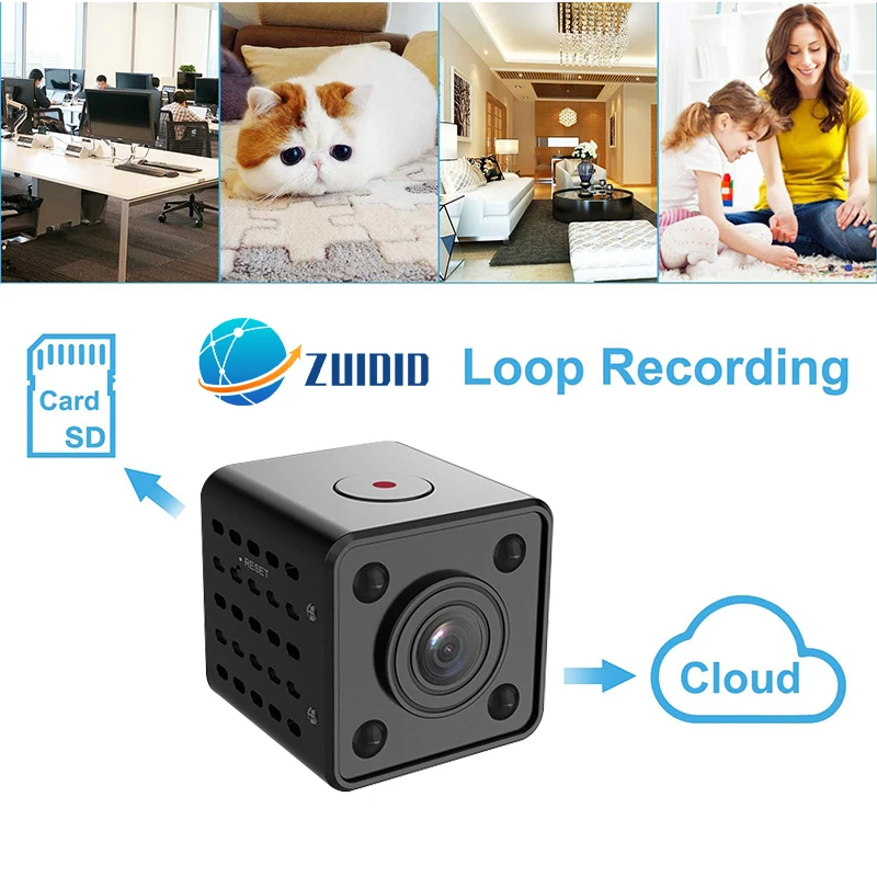 

X6S 720P Mini Camera Wifi Camera Night Vision Monitor Detector Sport Action Camera DV Video Recorder Camcorder IP Camera