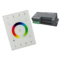 ltech ux8 led rgb controller dmx512 4 zone multi function wall panel rgb strip controller with 3 channel 8a3ch cv dmx decoder