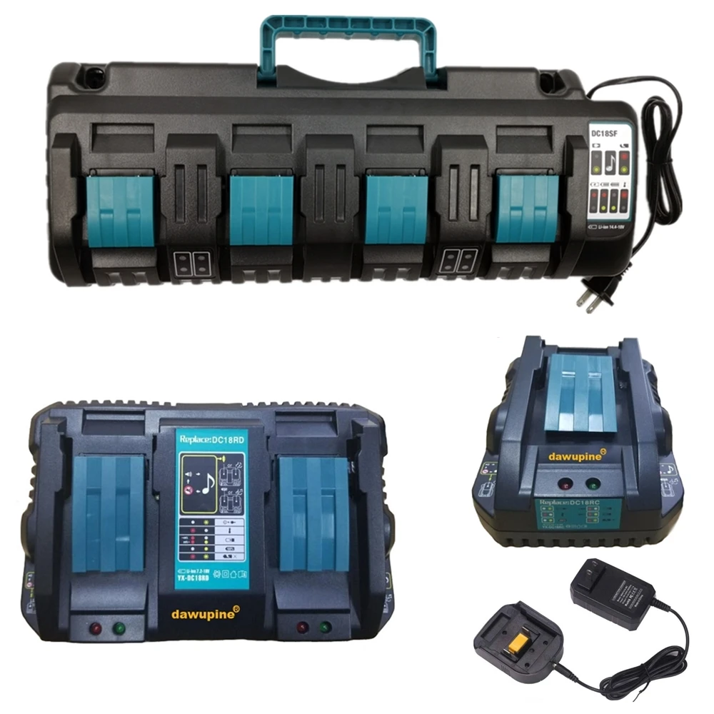 Зарядное устройство Li Ion DC18RC DC18RA DC18SF для Makita 14 4 В 18 в 20 литиевая батарея BL1830 BL1840 BL1850