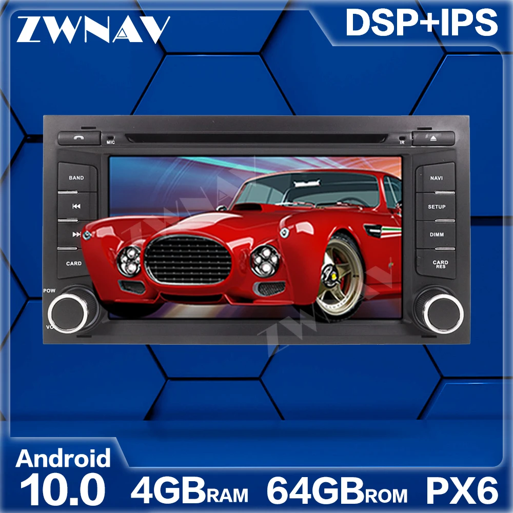 PX6 4G + 64GB Android 10 0 автомобильный мультимедийный плеер для Seat Leon MK3 2012 2018