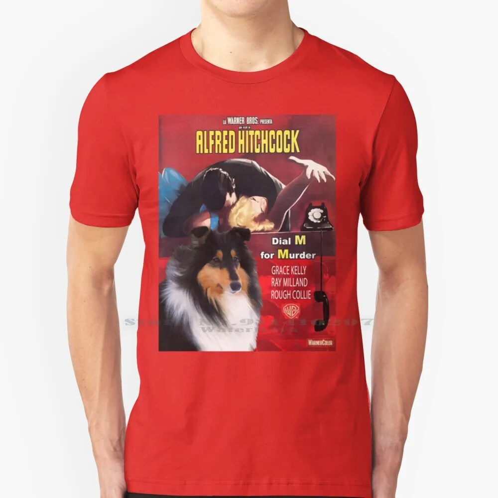 Грубая художественная футболка колли плакат м по фильму убийца из 100% чистого