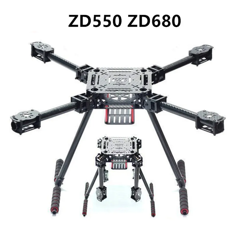 Складная антенна HSKRC ZD550 ZD680 в форме зонта, комплект рамы для дрона из углеродного волокна с фиксированным шасси 15 дюймов 18 дюймов, детали пропеллера Складная антенна HSKRC ZD550 ZD680 в форме зонта, комплект рамы для дрона из углеродного волокна с фиксированным шасси 15 дюймов 18 дюймов, детали пропеллера
