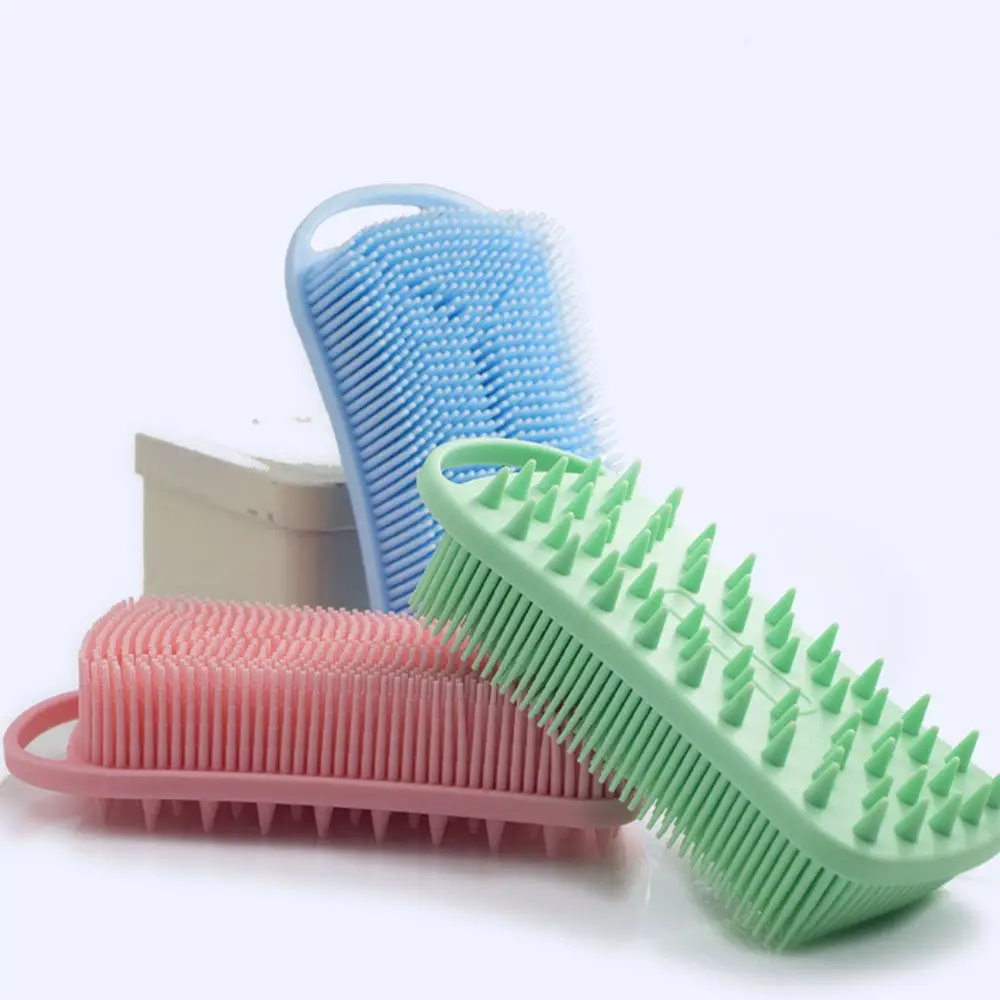 Мягкая силиконовая щетка для ванны детский душ очищающая грязь удалитель грязи