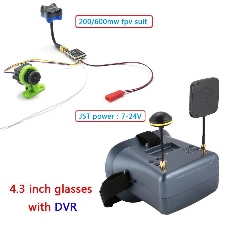 LS 008D 5 8G FPV Googles высокое качество 40CH VR очки с батареей 2000mA CMOS 1000TVL fpv камера для