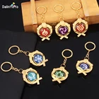Аниме Genshin ударопрочный брелок элемент видение Бог глаз мондштатт Liyue Snezhnaya Inazuma аксессуары сумка Подвеска Ювелирные изделия Подарки
