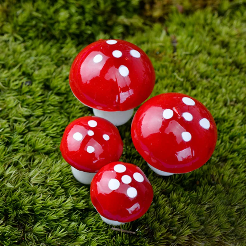 Миниатюрный искусственный Пенопласт в горшке мини гриб для рукоделия