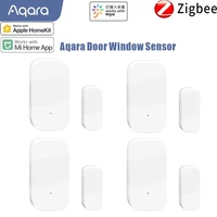 aqara door window sensor zigbee wireless connection smart mini door sensor work with app mi home for xiaomi mijia smart home