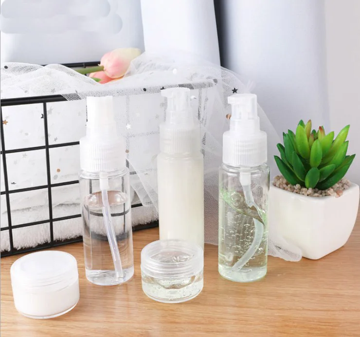 

Ten-piece Travel Set Cosmetic Spray Bottle Spray Lotion Small Empty Bottle Portable Storage Set Mini Empty Bottle Portable