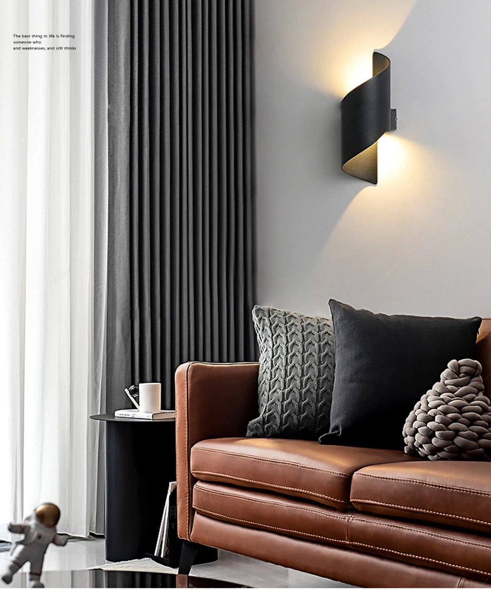 Современный водонепроницаемый светодиодный настенный светильник IP65 двойная