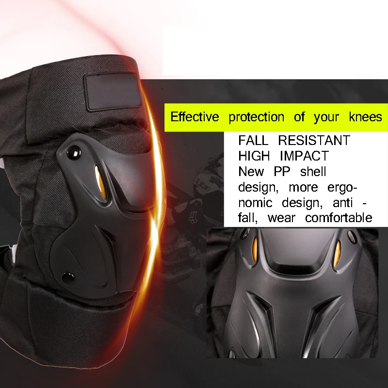 1 пара наколенников для мотоциклов Ранняя защита колена от холода ударов