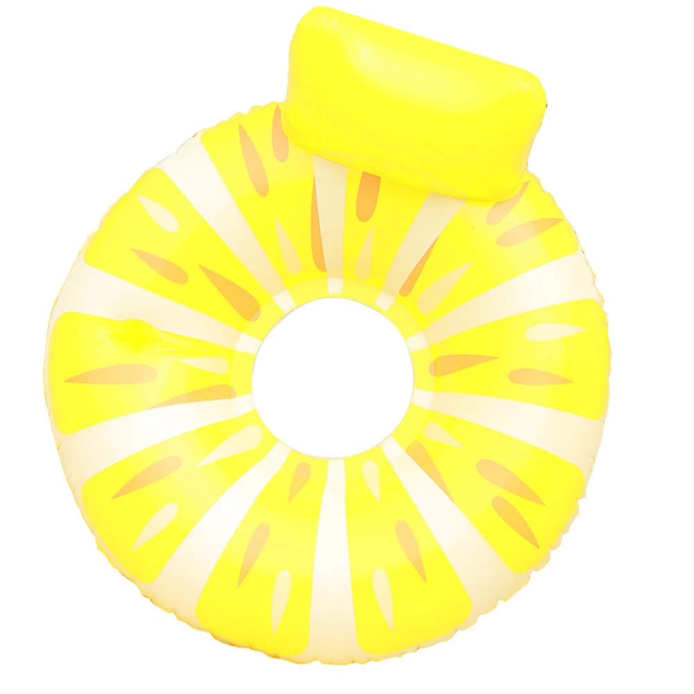 

1pc Fruit Pattern Creative Fruit Swim Ring Swimming Ring Pool Float Pool Swim Ring