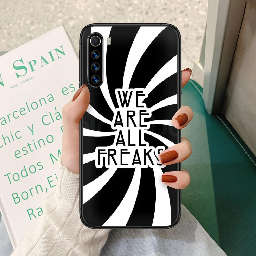AHS American Horror Story Phone Case for Xiaomi Redmi Note 7/8/8T/9/9S/4X/7/7A/9A/K30 Pro Ultra - Black Coque Fashion Cell Cover image 6