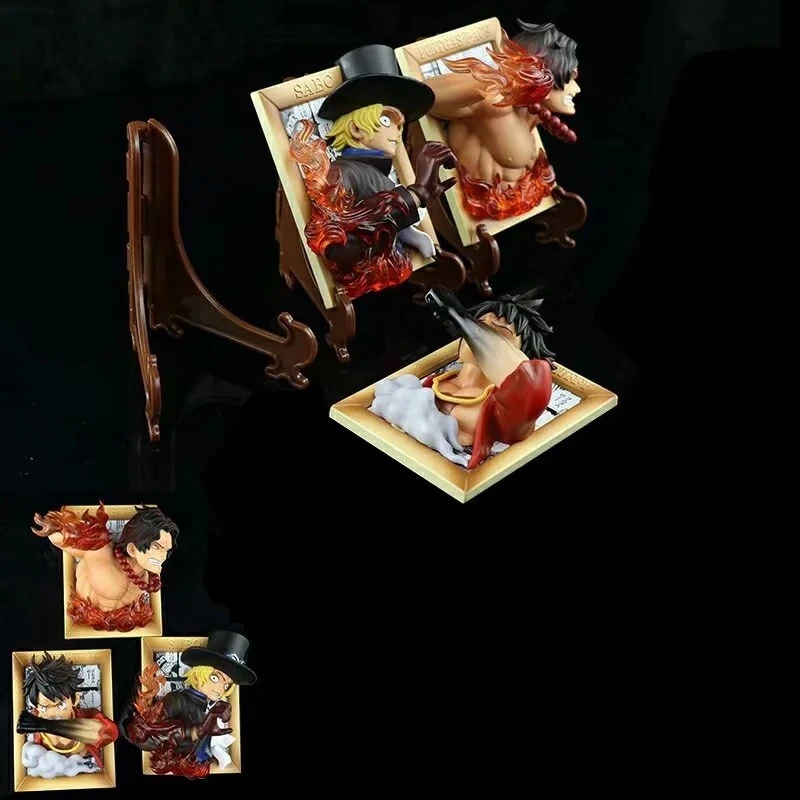 

Экшен-фигурка обезьяны D. Luffy Portgas D. Ace. Sabo Three Brothers. Коллекция игрушек в подарок