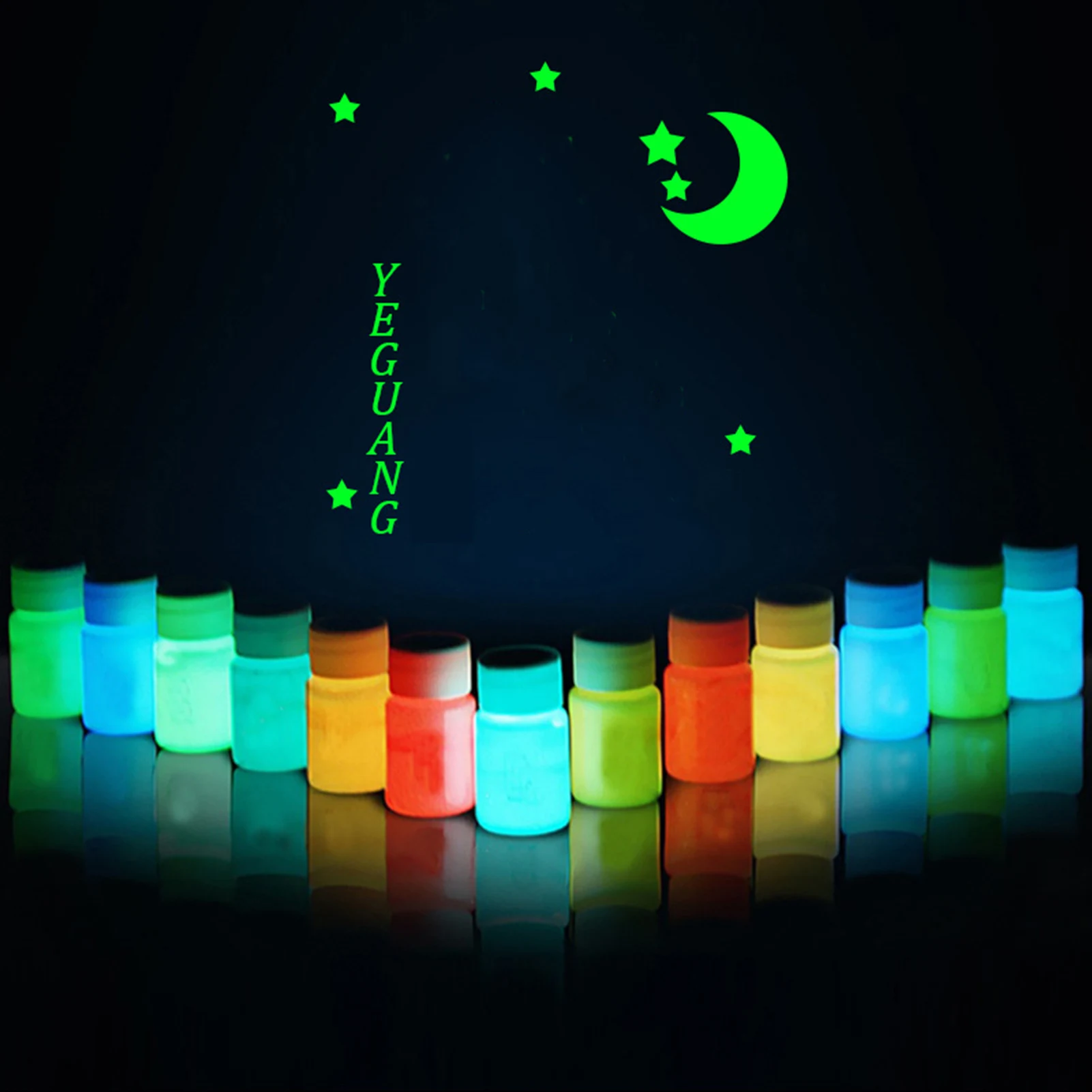 20 г DIY светящиеся инструменты для ногтей флуоресцентная светящаяся краска