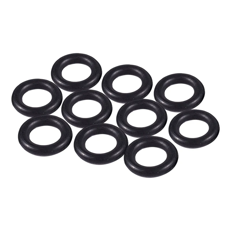 10 pieces black rubber flexible O ring oil seal Sealing 8.6 x 5 1.8mm | Обустройство дома
