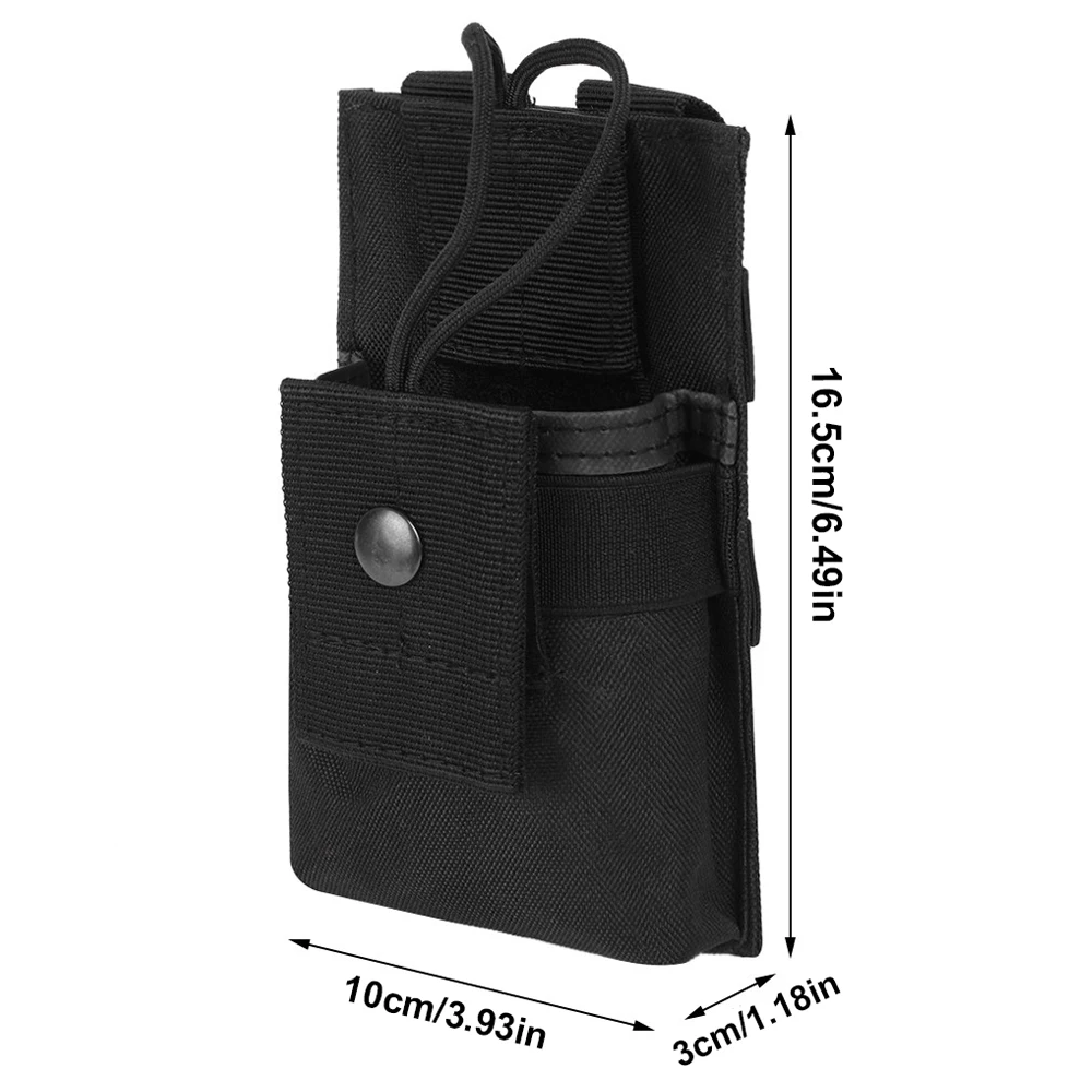 

1000D Tactical Molle Walkie Talkie Pouch Radio Holster Interphone Storage Bag Waist Belt Pack Case Hunting Accessary