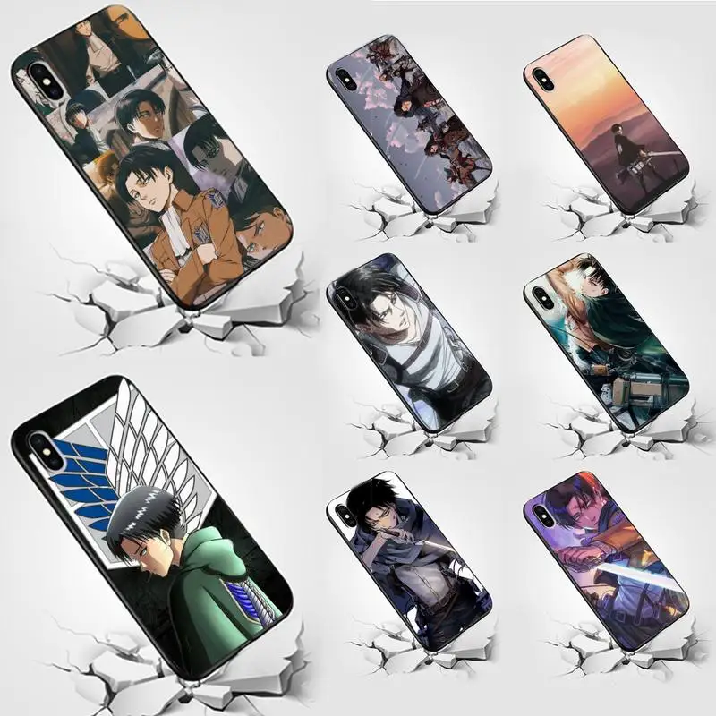 

Levi Attack on Titan Phone Case for honor 8A 9 10 10 x Lite 5A 7A 8x 9x Pro 20 7c 8c PLAY smart Cover coque