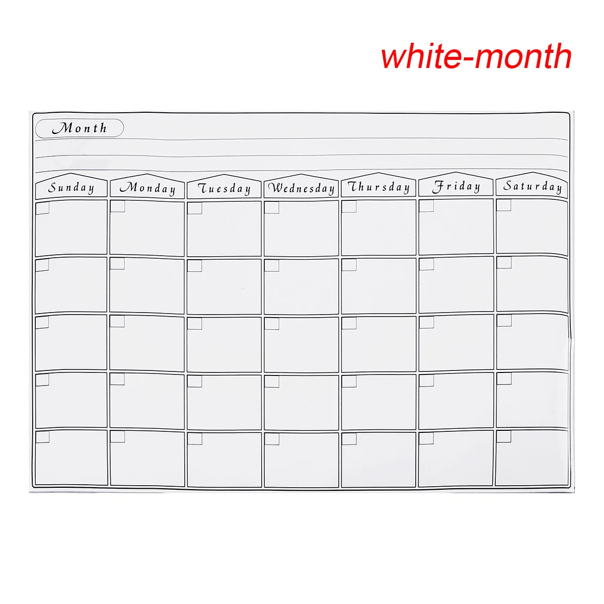 Магнитная стенка холодильника арт наклейка с календарем ежемесячный недельный