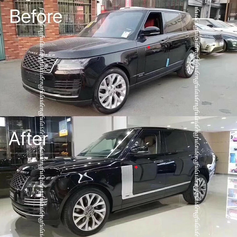 Для Range Rover Vogue L405 2013-2020 Серебряный чехол для боковой двери крыла вентиляционной