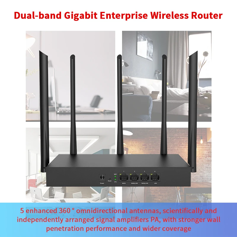FSD GL20E AC1350M Беспроводной Wi-Fi роутер с 2 4G/5 0G vpn-роутер Поддержка L2TP двухдиапазонный