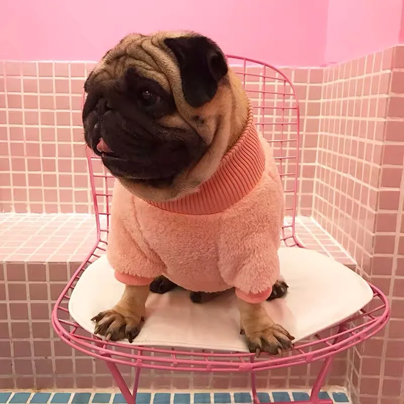 Шерстяная куртка в стиле французского бульдога модное пальто зимняя теплая