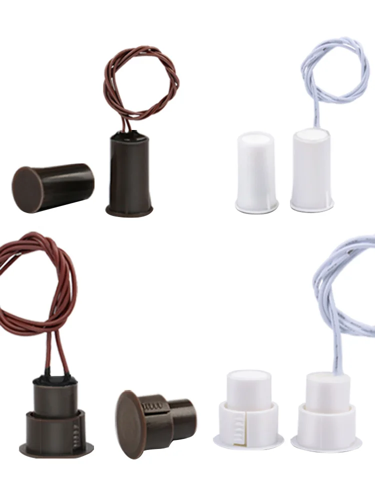 Переключатель дверной магнитный из АБС-пластика проводной деревянный для