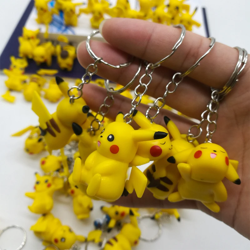 Кукла-Покемон TAKARA TOMY Пикачу сделай сам брелок для сумки подвеска экшн-фигурки