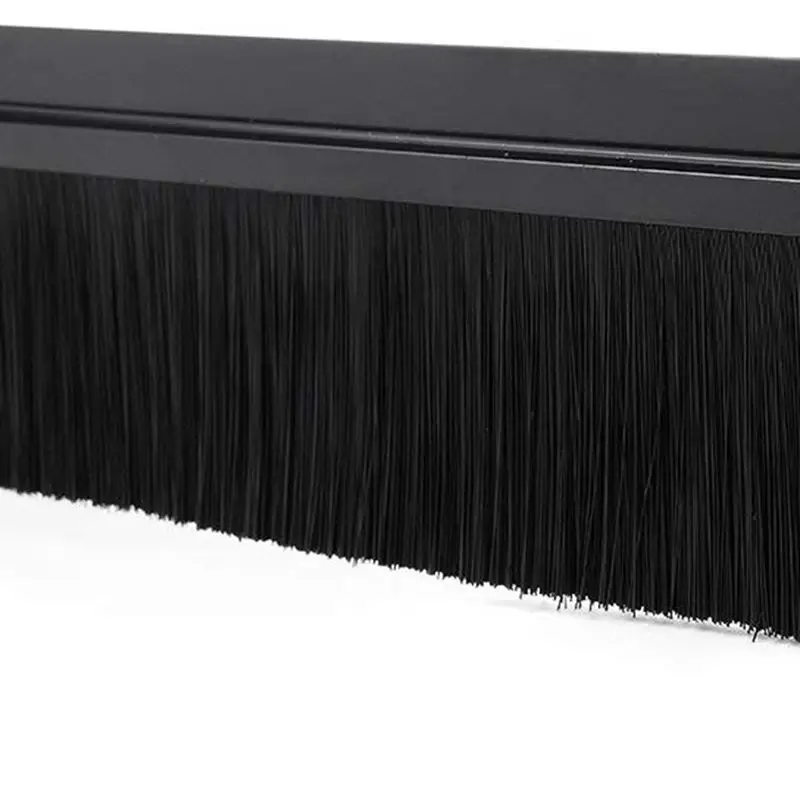 

1pcs door bottom scanning H-shaped Aluminum Alloy base black brush
