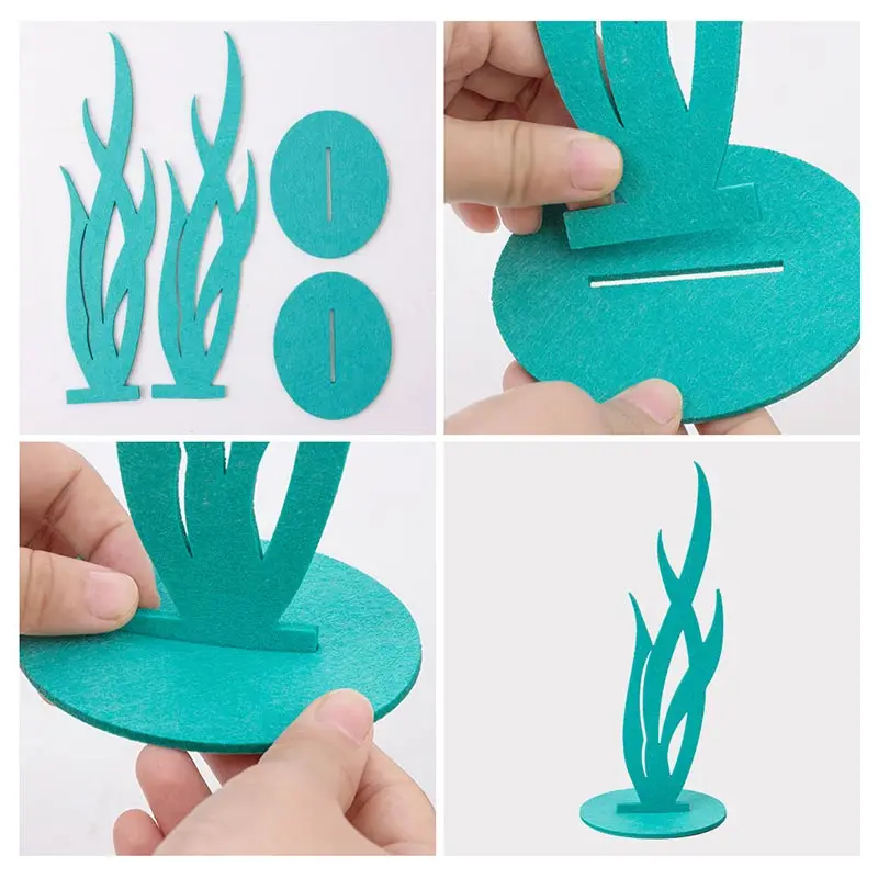 Подарок на день рождения маленькая Русалочка войлок 2 шт./упак. стол Центровая