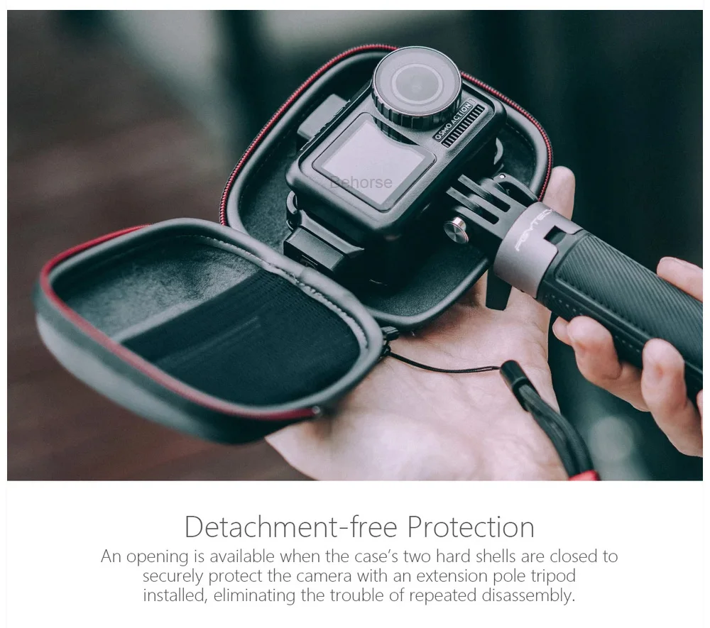 PGYTECH портативная Экшн-камера жесткий защитный чехол для DJI Osmo Action для GoPro для Xiaoyi 4K Аксессуары для спортивной камеры