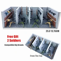 ww2 weapons military mini building blocks montessori toys for boys compatible gun soldier army bricks juguete birthday xmas gift