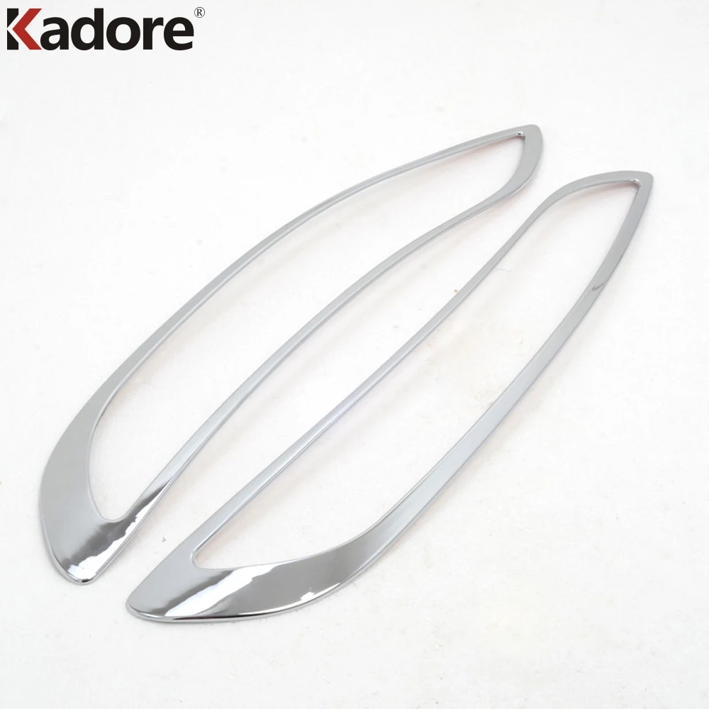 Хромированные наклейки на фары из АБС пластика для Jeep Cherokee 2014 2015 2016 2017