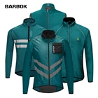 Мужская велосипедная куртка WOSAWE, многофункциональная непродуваемая быстросохнущая ветрозащитная куртка-дождевик из Джерси для езды на горном велосипеде