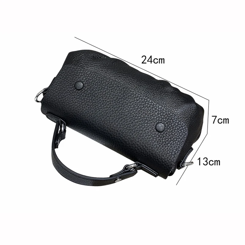 Женская модная сумка с клапаном женская через плечо из натуральной коровьей кожи