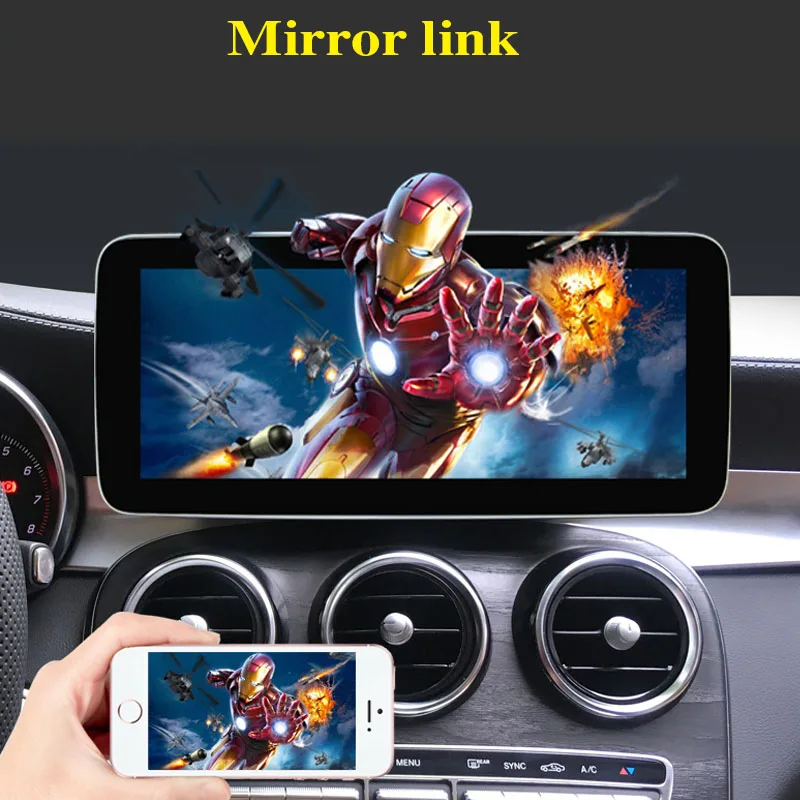 Автомобильная Мультимедийная система LiisLee с GPS Аудиомагнитола для Mercedes Benz MB GLC Class