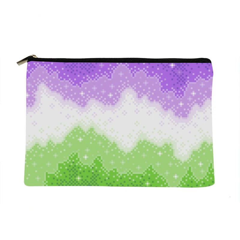 

Women purple pride Galaxy Printed Make up bag Fashion Women Cosmetics Organizer Bag for Travel Colorful Storage Bag for Lady Bag