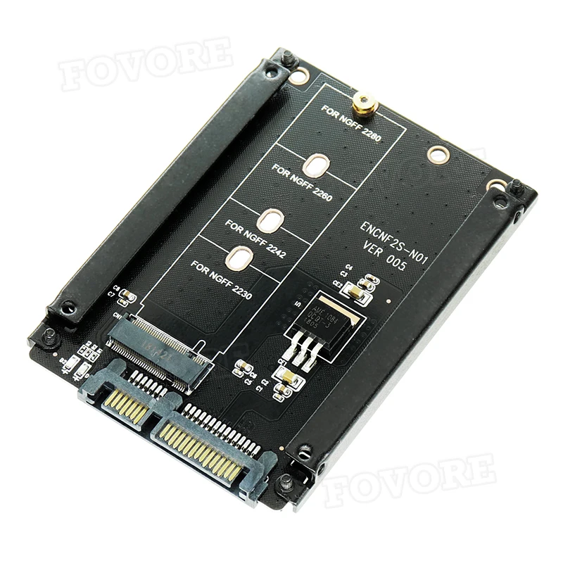 Металлический Чехол B + M Key M.2 NGFF SSD до 2 5 SATA 6 карта адаптера с разъемом для корпуса M2