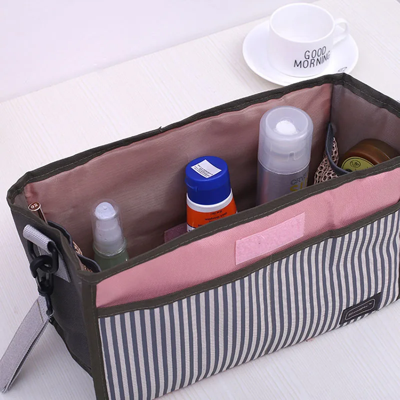 Сумка Органайзер для детской коляски водонепроницаемый вместительный крючок