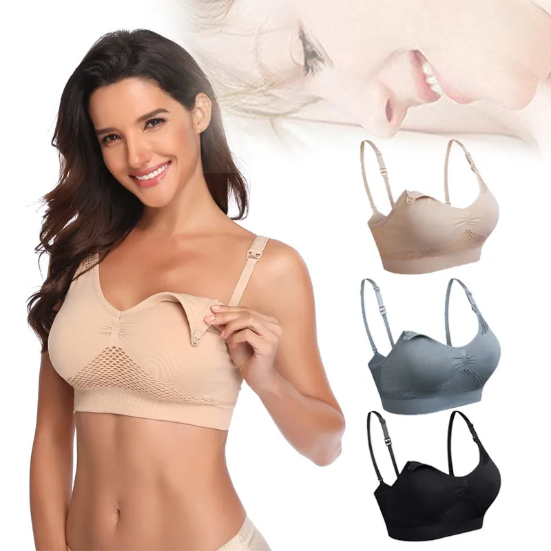 Нижнее белье бюстгальтер для кормления Женский хлопковый мягкий удобный